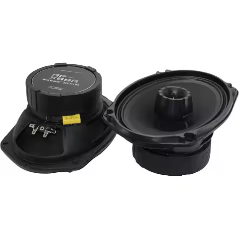 6x9 200W RMS 4-Ohm Coaxial Speakers with Grills