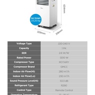 AC Portabel 1PK MPHA-09CRN7 AC Portabel 1PK MPHA09CRN7