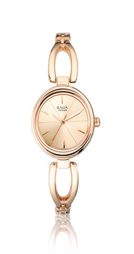 Titan Raga Viva Rose Gold Dial Analog Watch for Women - 2579WM01