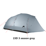 Op009 3F UL เต็นท์เกียร์เต็นท์กลางแจ้งตั้งแคมป์ Ultralight 4คน3/4ฤดูเต็นท์ครอบครัวขนาดใหญ่กันน้ำ