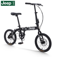 S/🔔JeepJeepJeepChildren's Bicycle Foldable Bicycle Mountain Bike Male and Female Student Bicycle Universal City Commuter
