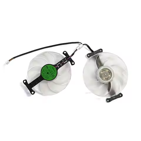 UKGF Original 88MM T129215BU DC 12V 0.5A RX7700XT GPU fan for PowerColor AMD Radeon™ RX 7700 XT 12GB