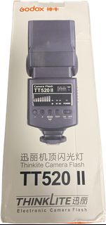 godox 神牛 TT520II 二代閃光燈 外置機頂閃光燈 金屬熱靴佳能尼康索尼富士單反微單相機入門級通用型