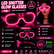 20PCS Wholesale LED Glow Bracelet Light Up Neon Wristband Flashing Party Supplies Concert Festival C