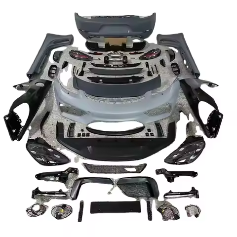 981 Upgraded 718gt4 Style Body Kit for Porsche Cayman718 Modified 987-981 gt4 Style Headlamp Front a