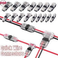 POP Compact 22-18AWG Solderless Quick Terminal Blocks Universal H/T Type Wire Connectors for LED Str