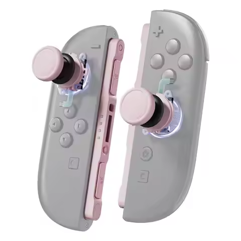 Joystick Full Set for Nintendo Switch 2 JoyCon, 3D Joystick & Thumb Grips & Side Rail Shell Buttons 