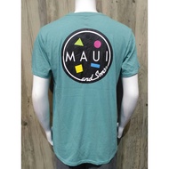 Maui and Sons Circle Logo Washed Green Overruns