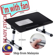 (WORK FROM HOME)Xgear Foldable Laptop Table Adjustable with USB Cooling Fan