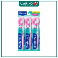 SYSTEMA TOOTHBRUSH SUPER VALUE PACK COMPACT 3S