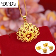 916 gold chain original Original Necklace For Women Peacock Pendant Pawn buy 1 take 1 Frosted