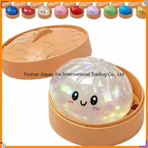 Hot Dumpling Decompression Squish Balls Reusable Low Rebound Stress Dough Toys for Home Office Decor