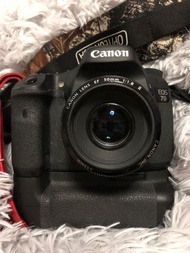 Canon EOS 7D (連直倒+鏡頭) 單反