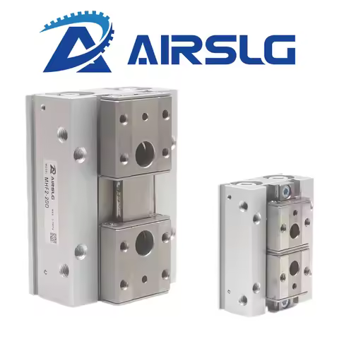 AFR Brand Low Profile Air Parallel Gripper Force Pneumatic Cylinder MHF2 8D 10D MHF2 12D MHF2 16D MH