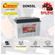 Bateri Kereta / Car Battery - Century Hybrid - Wet - DIN55L/R