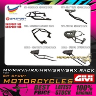 MONORACK GIVI (MV/MRV) FOR ALL SMSPORT MOTORCYCLES SM SPORT 110E, 110R