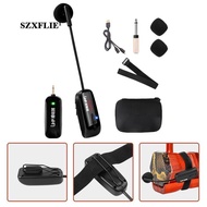 [Szxflie1] Instrument Microphone for Erhu Flute Professional Speaker Receiver Microphone System System Durable Violin Wireless