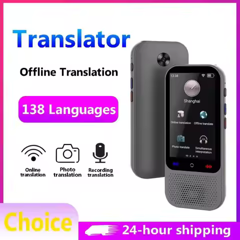 Languages Translation Device 138+ Language Support AI Translator Translator Device with ChatGPT Phot