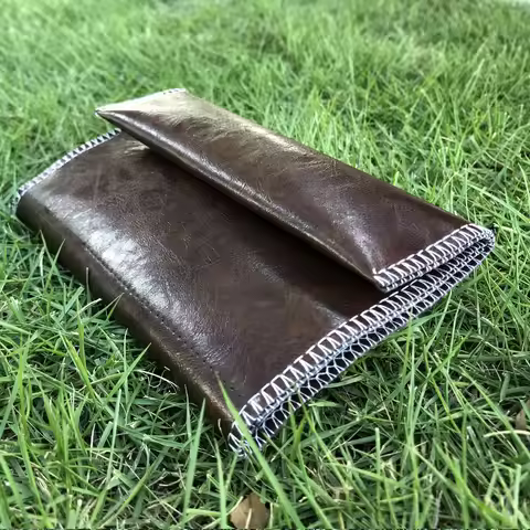 HORNET Leather Tabak Pouch Portable Cigarrillo Rolling Rohr Tabak Bag Case Wallet Tip Paper Holder A