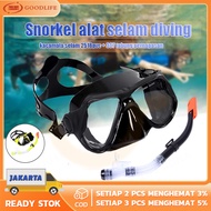 (dalam Stok, Dikirim Dari Jakarta)Alat Selam Snorkel snorkling alat selam diving original speeds pvc