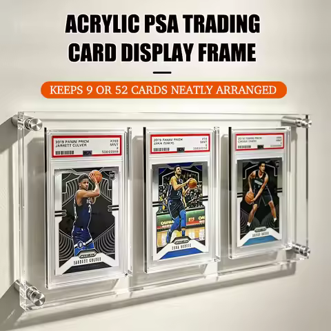 Trading Card Frame PSA Trading Card Display Acrylic Frame for Wall- PSA Holder, Graded Sports Card D