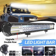 READYSTOCK 42“ Led Car Light Bar 12V 24V Spot Flood Combo Beam for Vehicles Off Road Truck Tractor SUV ATV Jeep 4x4 4WD  Waterproof Work Lights