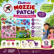 Meditots Mosquito Repellent Patch 20Pcs – Natural Citronella, DEET Free, Long Lasting EXP:30/6/2029