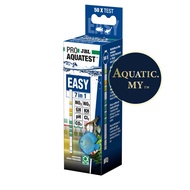JBL ProAquaTest Easy 7 in 1 (50 Test Strips) NO2 NO3 GH KH pH CL2 CO2 Aquarium Pro Aqua Test Kit