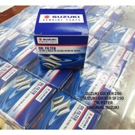 SUZUKI GIXXER 250/SUZUKI GIXXER SF250 OIL FILTER ORIGINAL FROM SUZUKI