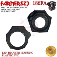 mggyly98575268 Fan Blower Housing Plastic PVC 186F, 186FA, 188F, 10HP, 12HP, 14HP, 16HP Air Cooled Diesel Engine