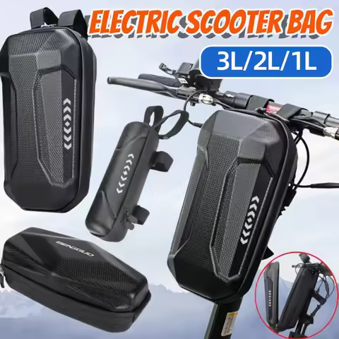 3-1L Electric Scooter Front Bag for Xiaomi M365 Hard Shell Bags Handlebar Hanging Bag Storage For M3
