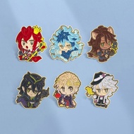 Twisted Wonderland Anime Q Version Anime Character Brooch Exquisite Anime Peripheral Badge Metal Bad