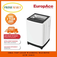 EUROPACE ETW 3101Y 10KG TOP LOAD WASHING MACHINE - 2 YEARS WARRANTY