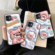 for Huawei Y5P Y6P Y7A Y8P Y9A Y6 Y7 Prime 2018 soft Case TY9 3D Cute bear cartoon