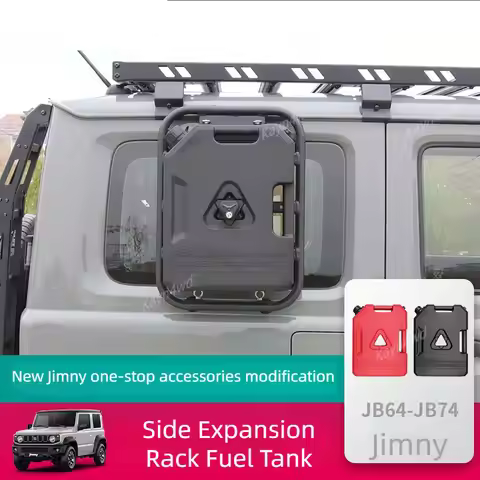 Off Road 4x4 Accessories Side Window Expansion Ladder Rack Fuel Tank 7.5L For 2019+ Suzuki 3 Door Ji