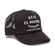 HAT - CUSTOM TRUCKER HAT DEUS EX MACHINA 3.6 BLACK (Limited Item)