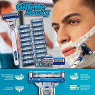 吉列 Gillette Mach3 威鋒3 Turbo 剃鬚刀+20盒剃鬚片