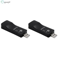 2X USB TV WiFi Dongle Adapter 300Mbps Universal Wireless Receiver RJ45 WPS for Samsung LG Sony Smart TV