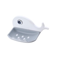 Gratis Ongkir - Rak Sabun Kamar Mandi Tempel / Wadah Sabun Model Ikan Paus / Gantungan Sabun Tempel