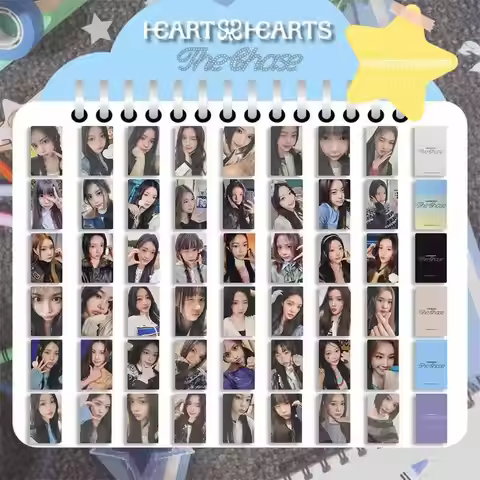 8pcs/set Hearts2Hearts Girl Group Album LOMO Card H2H Album Small Card DMMP Postcard MiniBook Photo 