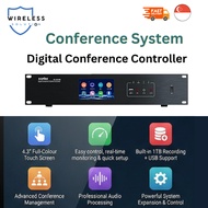 Wireless Conference Microphone System 5G WiFi Bluetooth Speaker PA System Conference Microphone