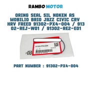 Oring SEAL SIL NOKEN AS MOBILIO BRIO JAZZ CIVIC CRV HRV FREED 91302-PX4-004 / 91302-REJ-W01 / 91302-