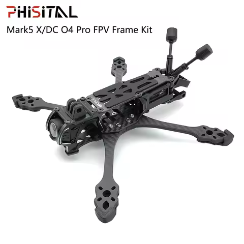 PhiSital Mark5 O4 Pro FPV Frame Kit X/DC Vesion 5inch Carbon Fiber Quadcopter Racing Drone for RC fr
