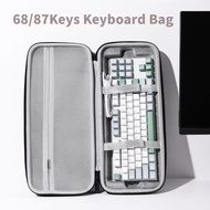 68/87 Keys Keyboard Storage Bag Mechanical Keyboard Carrying Case Portable Anti-drop Shockproof Hard