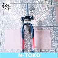 GARPU SEPEDA 26 - FORK GARPU MTB 26 ROCKSHOX XC28 T100 BLACK Sepeda Sparepart Termurah