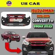 (CONVERT) Isuzu Dmax 2016-2019 Convert To Dmax 2025 Front Bumper Grill Grille Bodykit PP