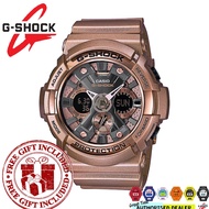 (READY STOCK) Official Marco Warranty CASIO G-SHOCK GA-200GD-9B Analog Digital Rose Gold Resin Strap