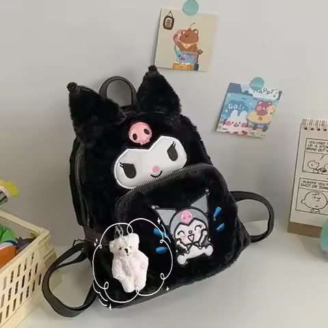 Sanrio hello kitty mini backpack Kuromi shopping travel backpack children's schoolbag girl boy satch