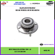 Hyundai Elantra XD 1.8 2002-2007 Rear Korea Aftermarket Wheel Hub Bearing 1pc (52710-2D100)