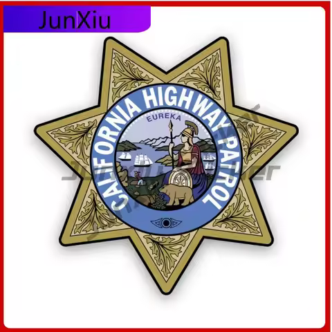 California Highway Patrol Seal Sticker Uv Protected Decals Chp Chips Auto Decor Car Sticker Vinyl De
